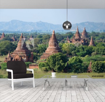 Bild på Solar landscape of ancient Bagan Burma Myanmar